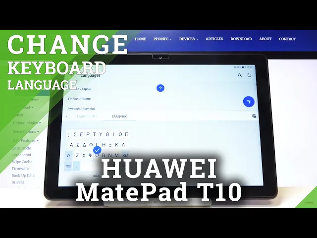 Video thumbnail for How to Change Keyboard Language in HUAWEI MatePad T10 – Language Settings