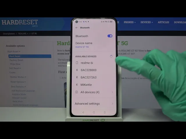 Video thumbnail for How to Pair Realme GT 5G using Bluetooth - Connect Smartphones via Bluetooth