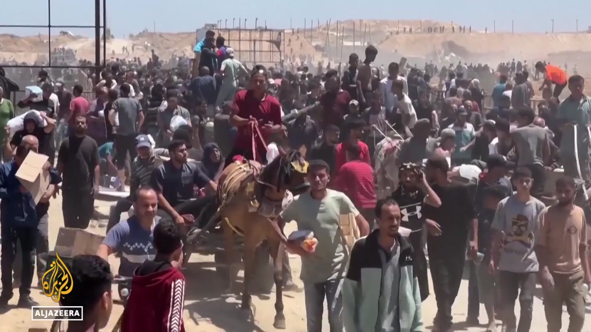 'Video thumbnail for Witkoff visits food site in Gaza: US envoy inspects GHF site as more die of hunger'