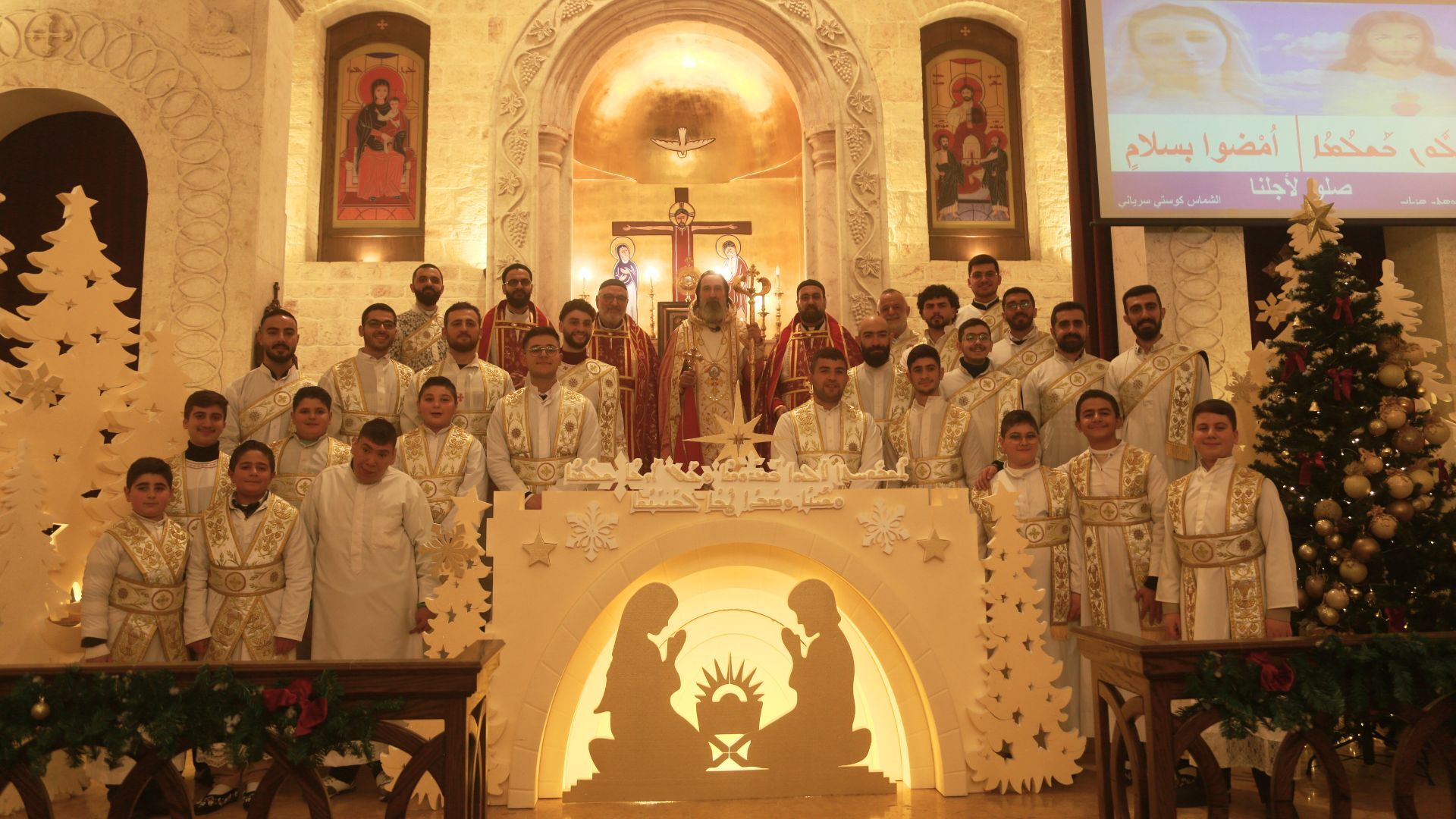 Video thumbnail for Syrians celebrate Christmas amid uncertainty after renewed fighting in Aleppo