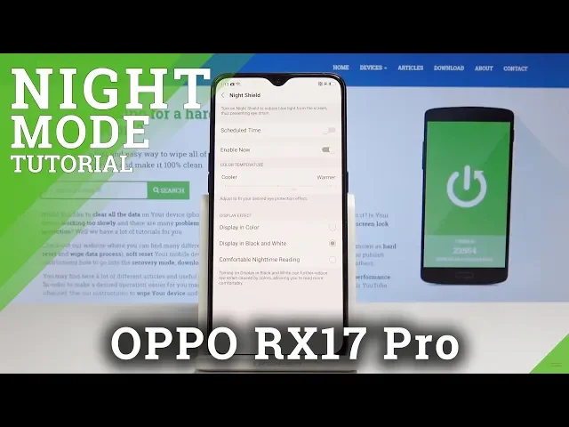 Video thumbnail for How to Activate Eye Protection Mode in OPPO RX17 Pro - Enable Night Shield