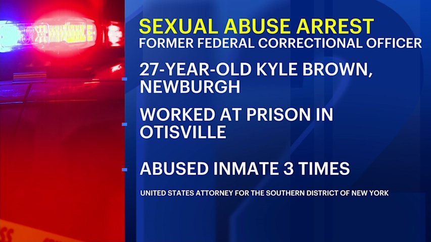 Video thumbnail for Former Otisville correctional officer charged with sexually abusing inmate
