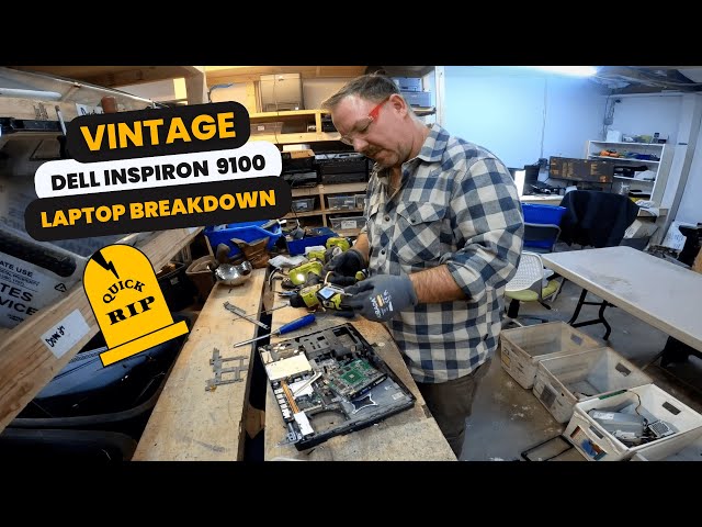 Video thumbnail for QUICK RIP - Vintage Dell Inspiron 9100 Laptop | eWaste Breakdown