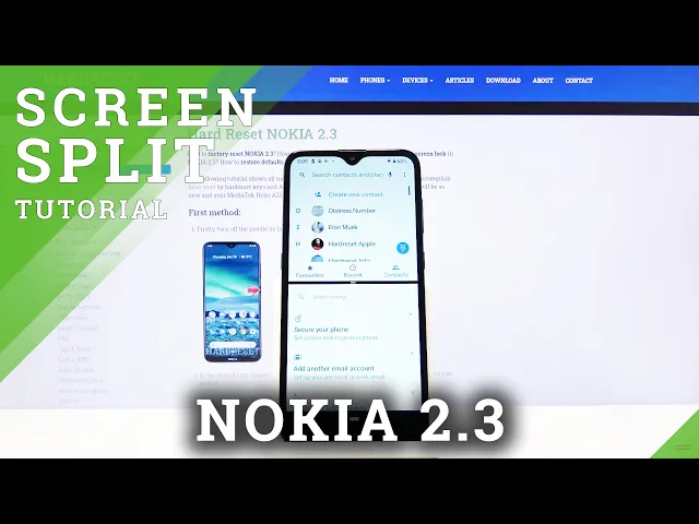 Video thumbnail for How to Split Screen on Nokia 2.3 - Dual Screen