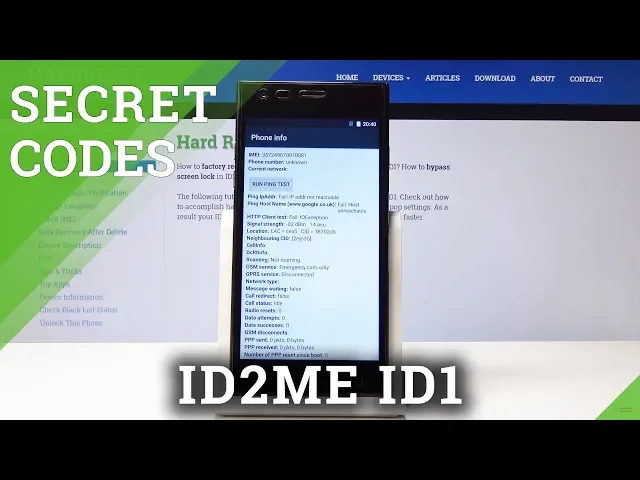 Video thumbnail for Secret Codes ID2ME ID1 - Testing Menu / Secret Options