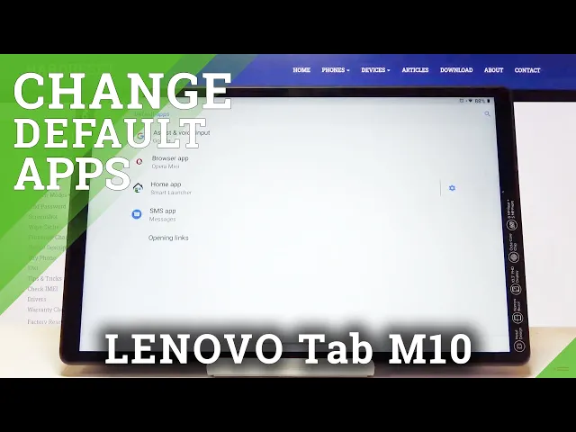 Video thumbnail for How to Set Up Default Browser in LENOVO Tab M10 – Personalize App Settings