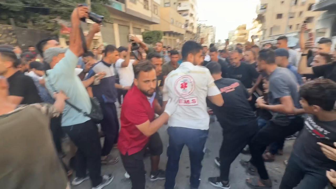 Video thumbnail for Israeli Drone Strike Hits Gaza.