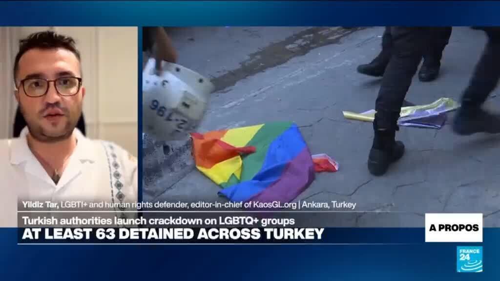 Video thumbnail for Dozens arrested in major anti-LGBTQ raids in Turkey
