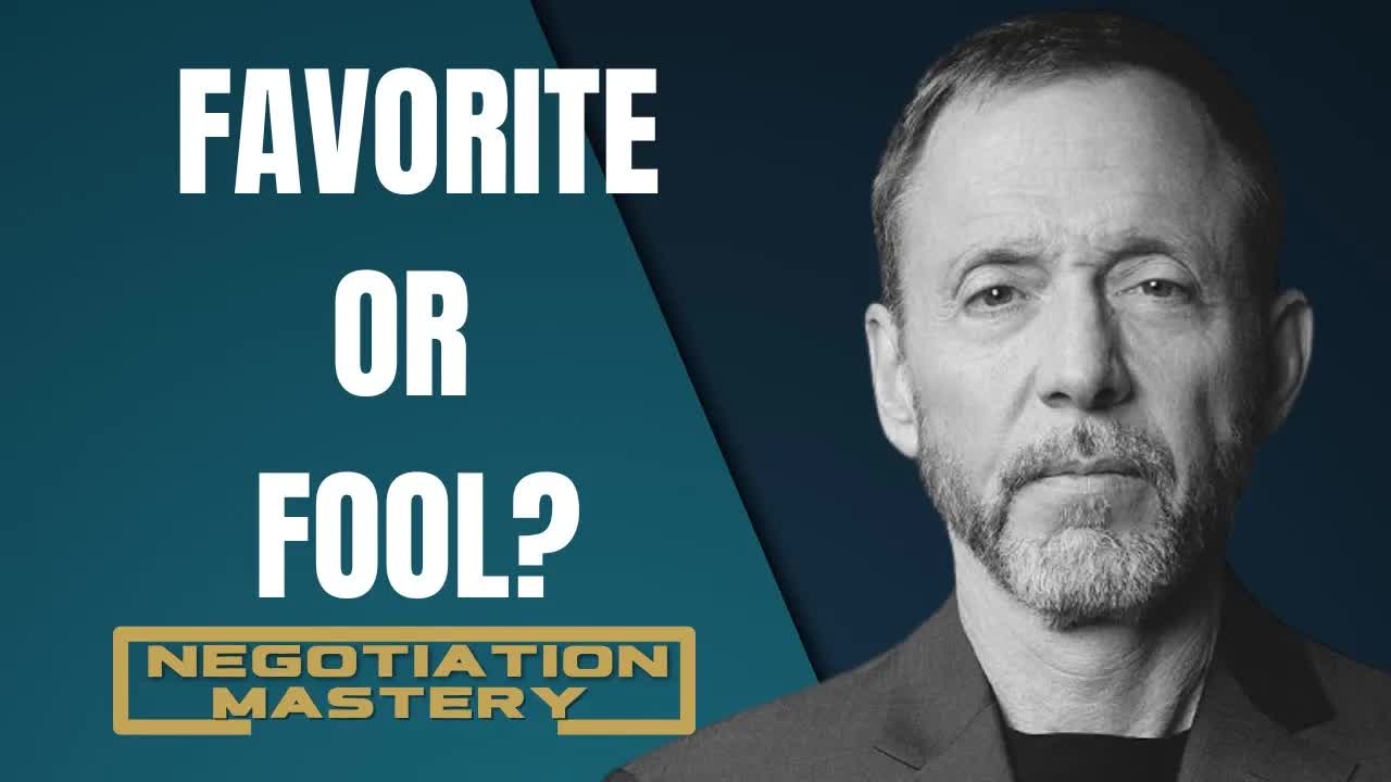 Video thumbnail for negotiation mastery: unlocking millions: how being the favorite helps you negotiate better