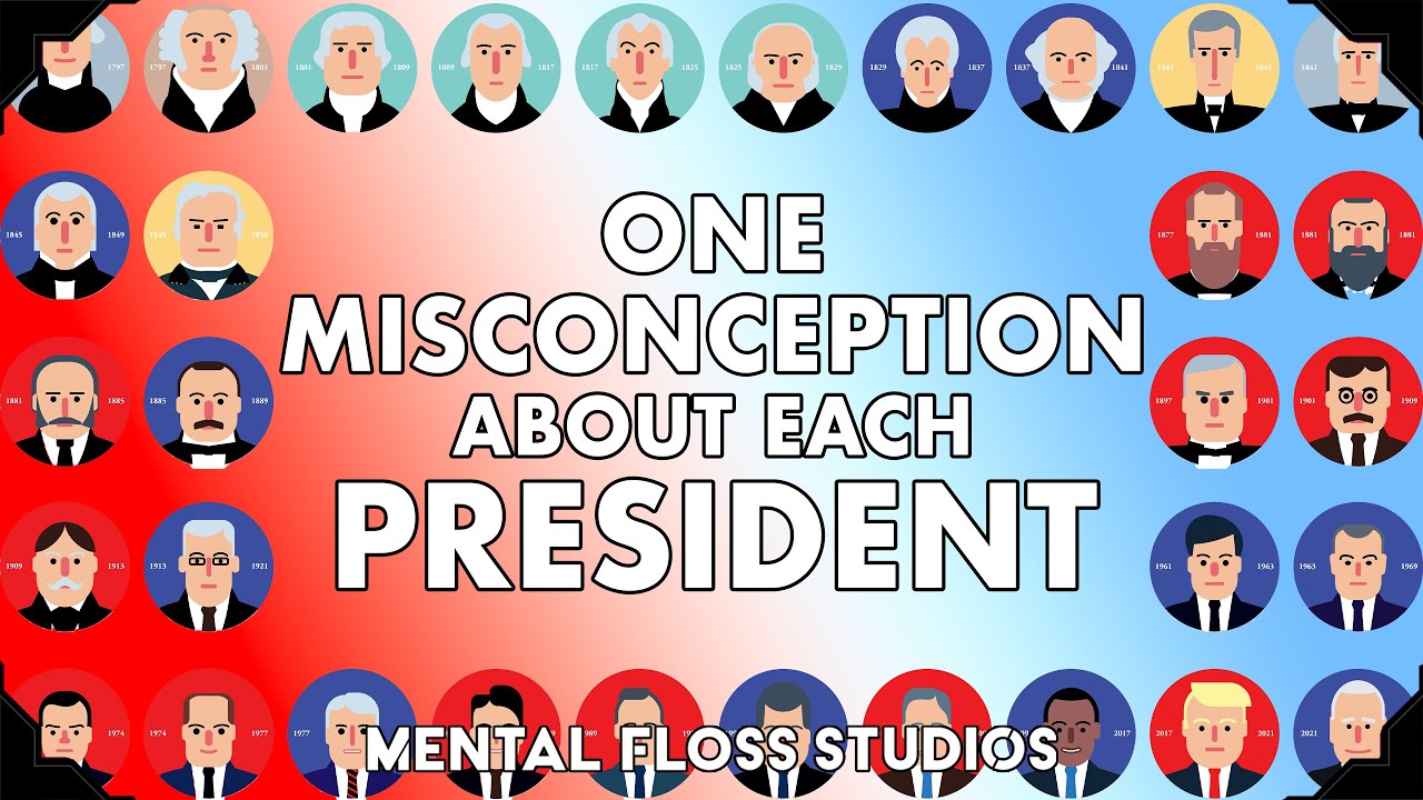 Video thumbnail for One Misconception About Each U.S. President | Mental Floss