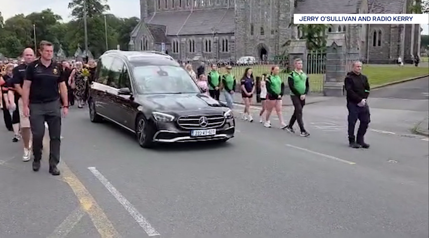 Video thumbnail for Ex-Yonkers woman killed overseas remembered during her funeral in Ireland