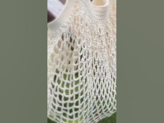 Video thumbnail for Crochet net bag