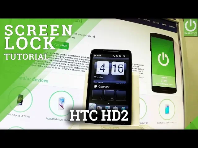Video thumbnail for How to Set Password in HTC HD2 - Use Screen Lock Protection