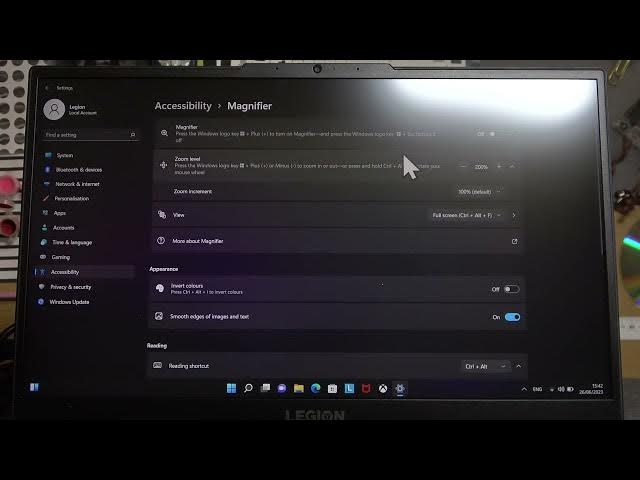 Video thumbnail for How To Enable & Disable Magnifier For Lenovo Legion Laptop