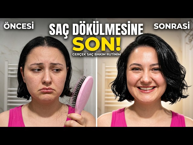 Video thumbnail for SAÇ DÖKÜLMESİNE SON GERÇEK SAÇ BAKIM RUTİNİM