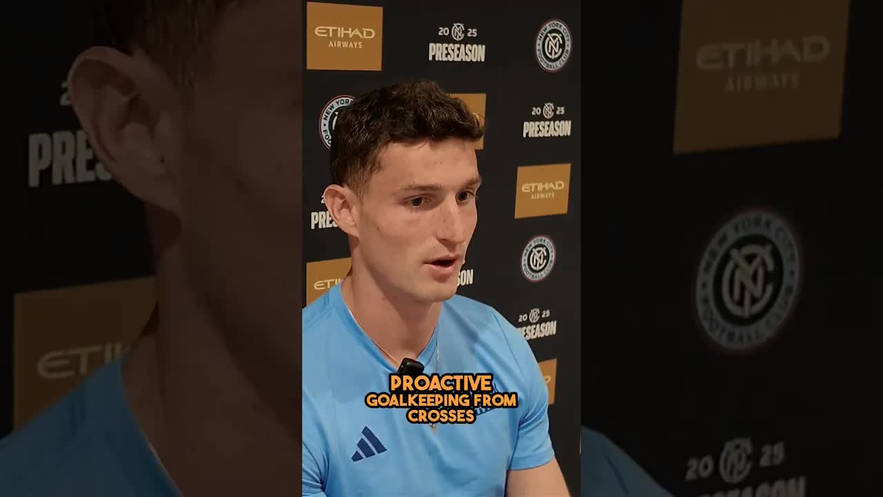 Video thumbnail for NYCFC Goalkeeper on 2025 Preseason & Improving Game