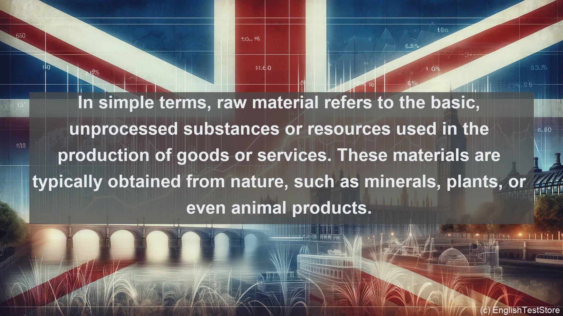 'Video thumbnail for Raw material in economics and finance'
