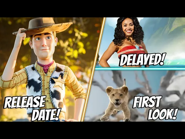 Video thumbnail for Toy Story 5 Official Release Date, Moana Live-Action Delayed & First Look at Mufasa: The Lion King!