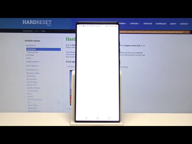 Video thumbnail for How to Open LG Wing Specifications – Device Info