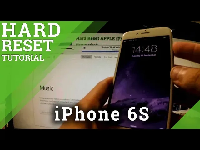 Video thumbnail for Hard Reset APPLE iPhone 6S - How to restore your iphone