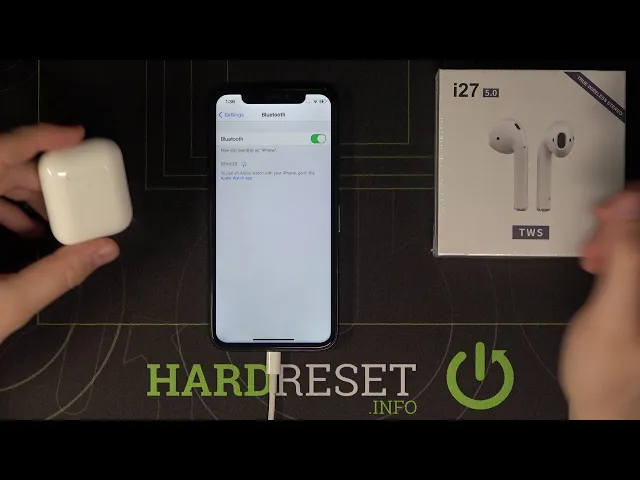 Video thumbnail for How to Unpair TWS i27 from iPhone 11 | Fake AirPods