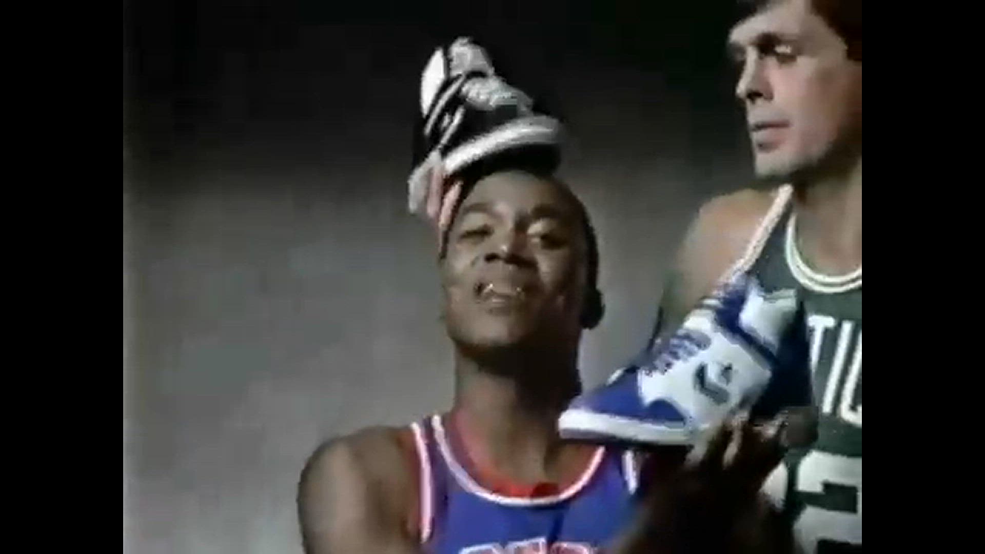 'Video thumbnail for 80s NBA Converse Advert featuring Magic Johnson, Larry Bird, Isaiah Thomas and more'