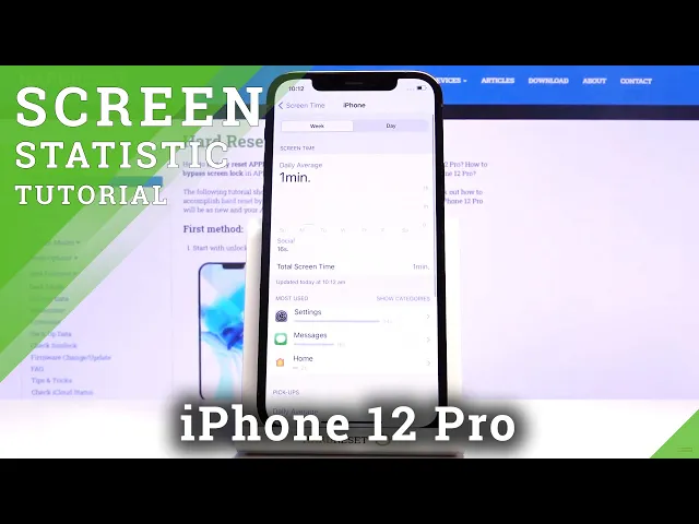 Video thumbnail for How to Find Total Screen Time on iPhone 12 Pro – Verify Display Time
