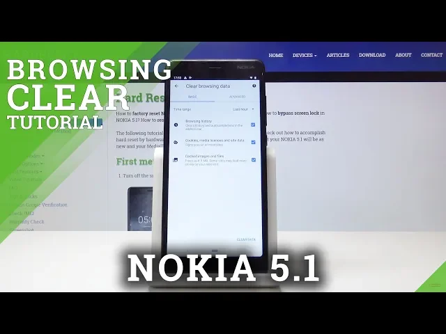 Video thumbnail for How to Clear Browser Data in NOKIA 5.1 - Delete Browsing History