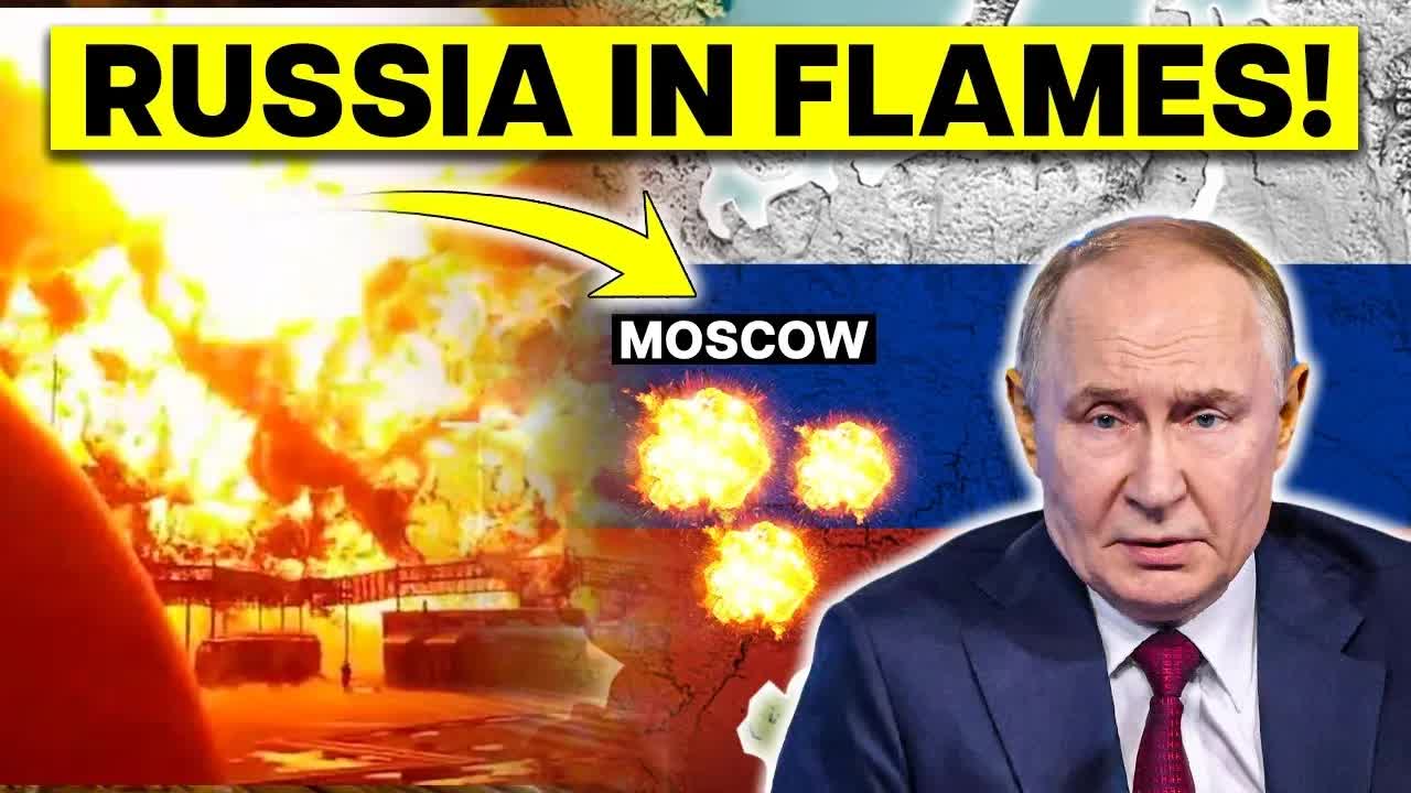 Video thumbnail for Business Basics: moscow in flames? ukraine strikes russia amidst escalating war, economic crisis deepens