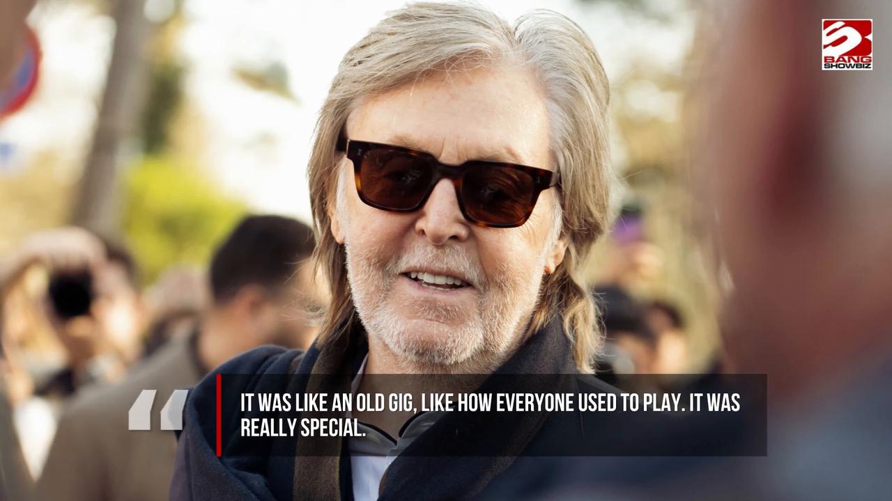 Video thumbnail for Sir Paul McCartney talks about the 'special' atmosphere of phone-free concerts