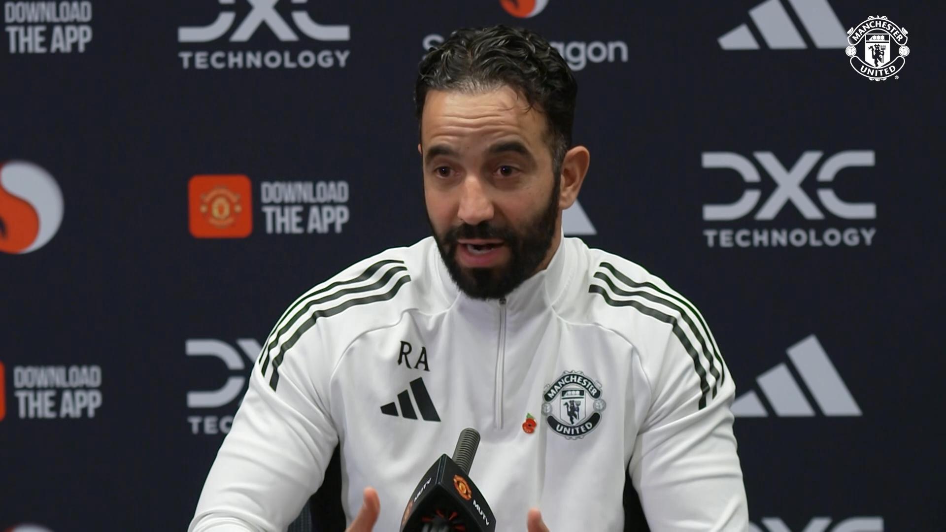 'Video thumbnail for Amorim backs Sesko to get over initial struggles'