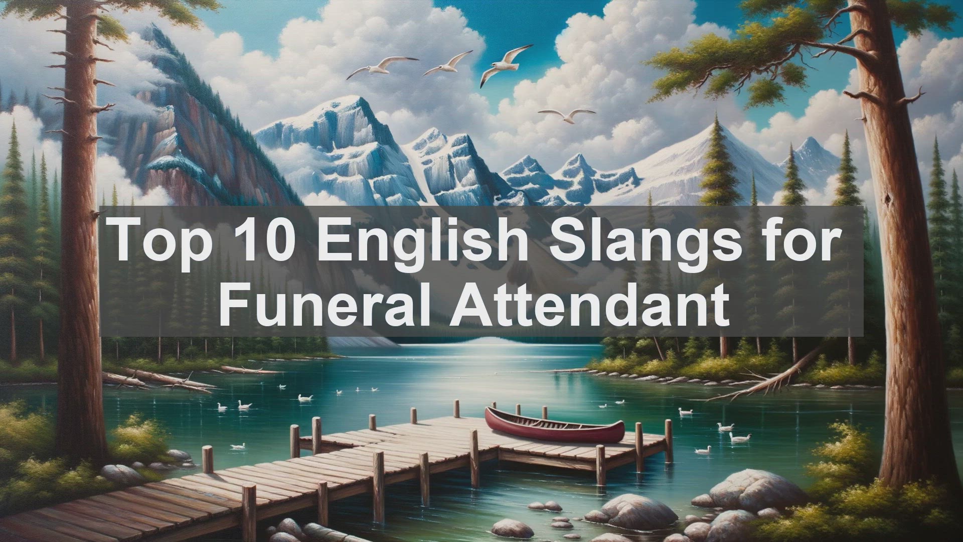 'Video thumbnail for Top 10 English Slangs for Funeral Attendant'