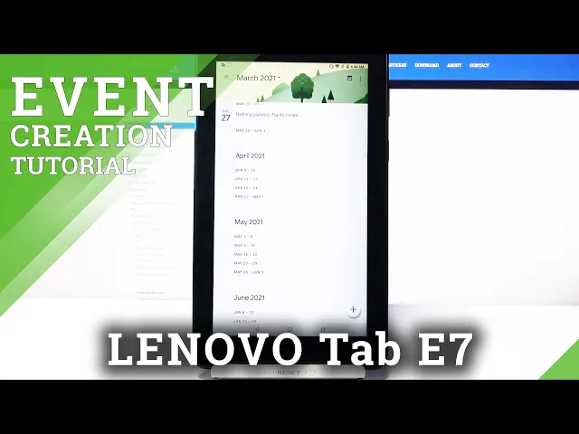 Video thumbnail for How to Add Event to Calendar in Lenovo Tab E7 - Create Memory Stick