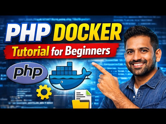 Video thumbnail for PHP Docker Tutorial for Beginners | Run PHP in Docker Step by Step