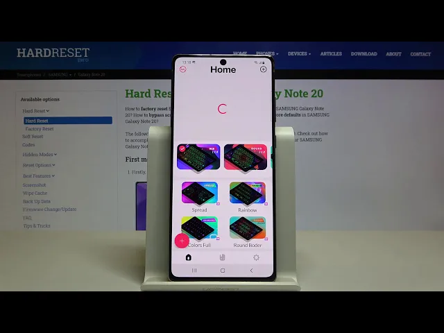 Video thumbnail for How to Get LED Keyboard in SAMSUNG Galaxy Note 20 – Download LED Keyboard