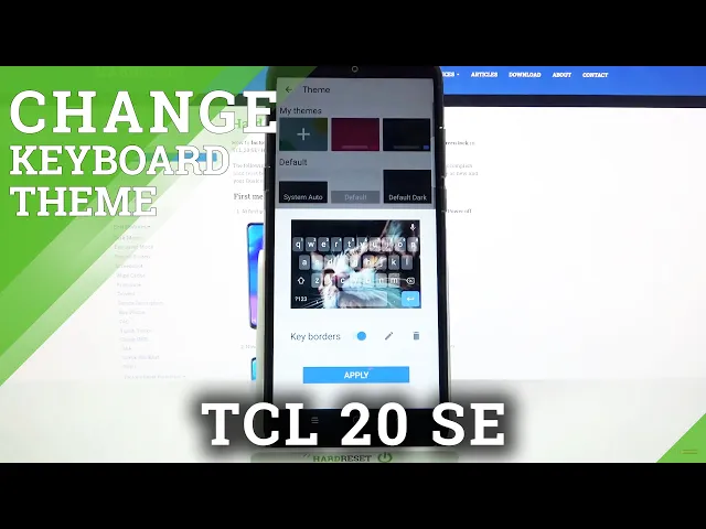Video thumbnail for TCL 20 SE and Keyboard Personalization - How to Customize Keyboard Look