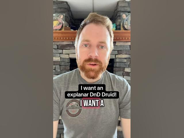 Video thumbnail for An extraplanar DnD Druid would be really cool!