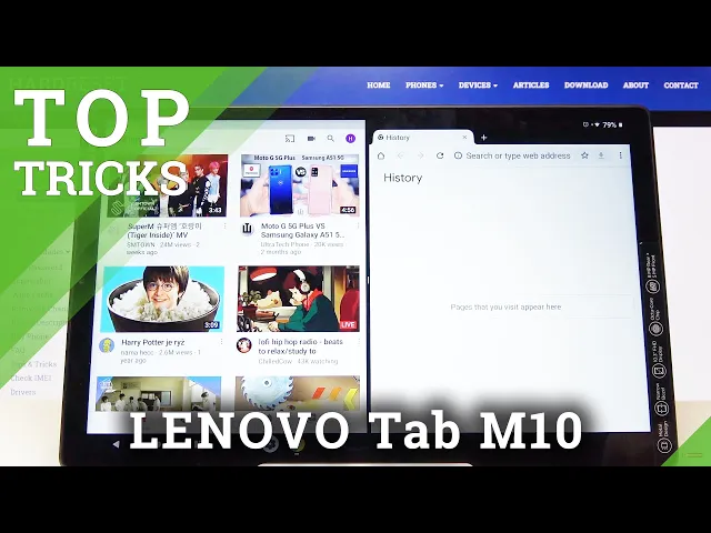 Video thumbnail for TOP TRICKS for LENOVO Tab M10 – Best Apps / Cool Features