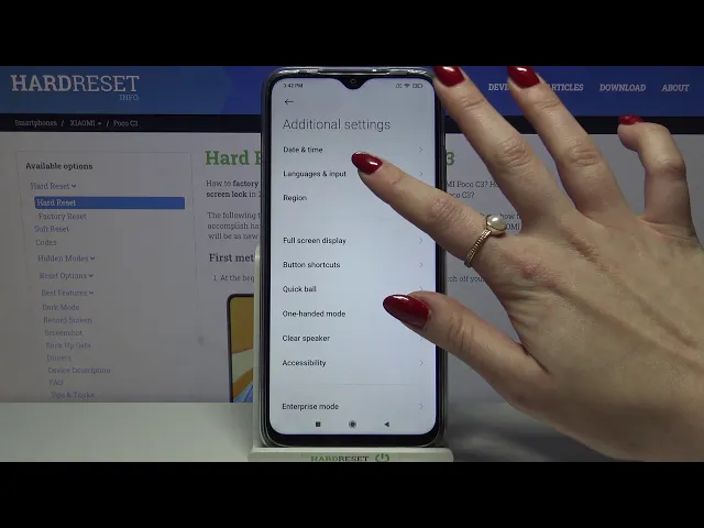 Video thumbnail for How to Enter Text Correction Options in XIAOMI POCO C3 – Open Text Correction