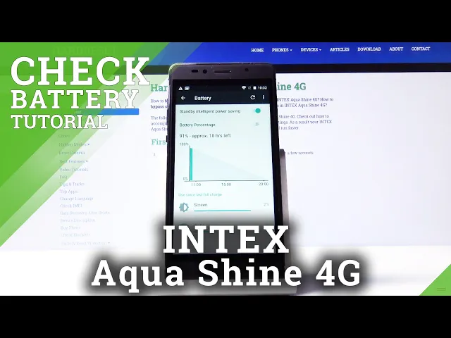 Video thumbnail for How to Locate Battery Percentage in INTEX Aqua Shine 4G – Battery Level