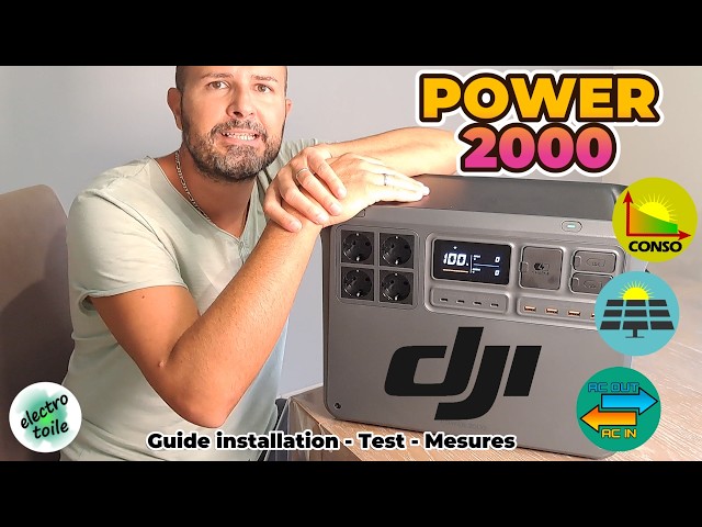 Video thumbnail for La DJI Power 2000 peut-elle vraiment alimenter toute une installation électrique ? Guide & test