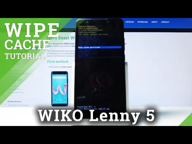 Video thumbnail for How to Wipe Cache Partition in WIKO Lenny 5 – Remove Cache Files