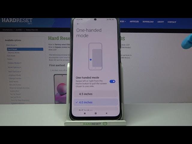 Video thumbnail for How to Enter One Handed Mode on Xiaomi Redmi Note 10S – One Hand Feature