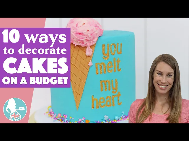 Video thumbnail for 10 Ways to Decorate Cakes on a Budget