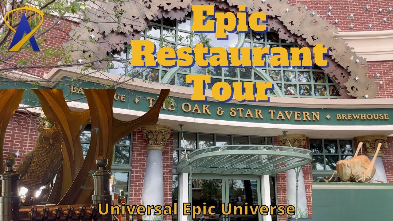 Video thumbnail for Tour of The Oak & Star Tavern and Plastered Owl Bar at Epic Universe