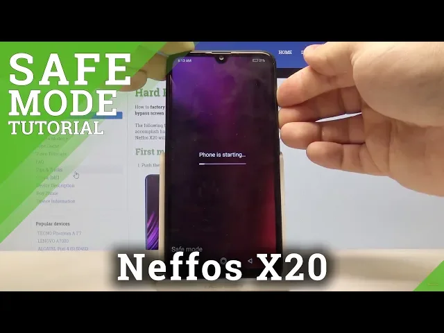 Video thumbnail for Safe Mode in TP-LINK Neffos X20 - How to Open & Use Diagnostic Mode