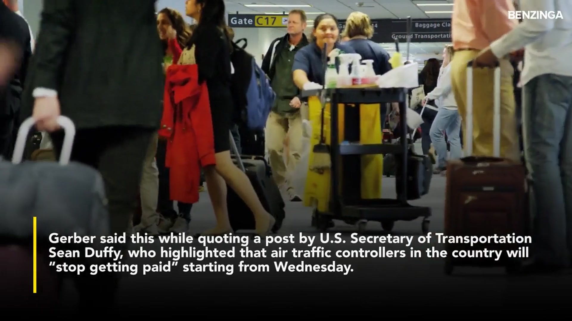 'Video thumbnail for Ross Gerber Warns: Air Traffic Controllers Unpaid in Shutdown, Thanksgiving Travel at Risk'