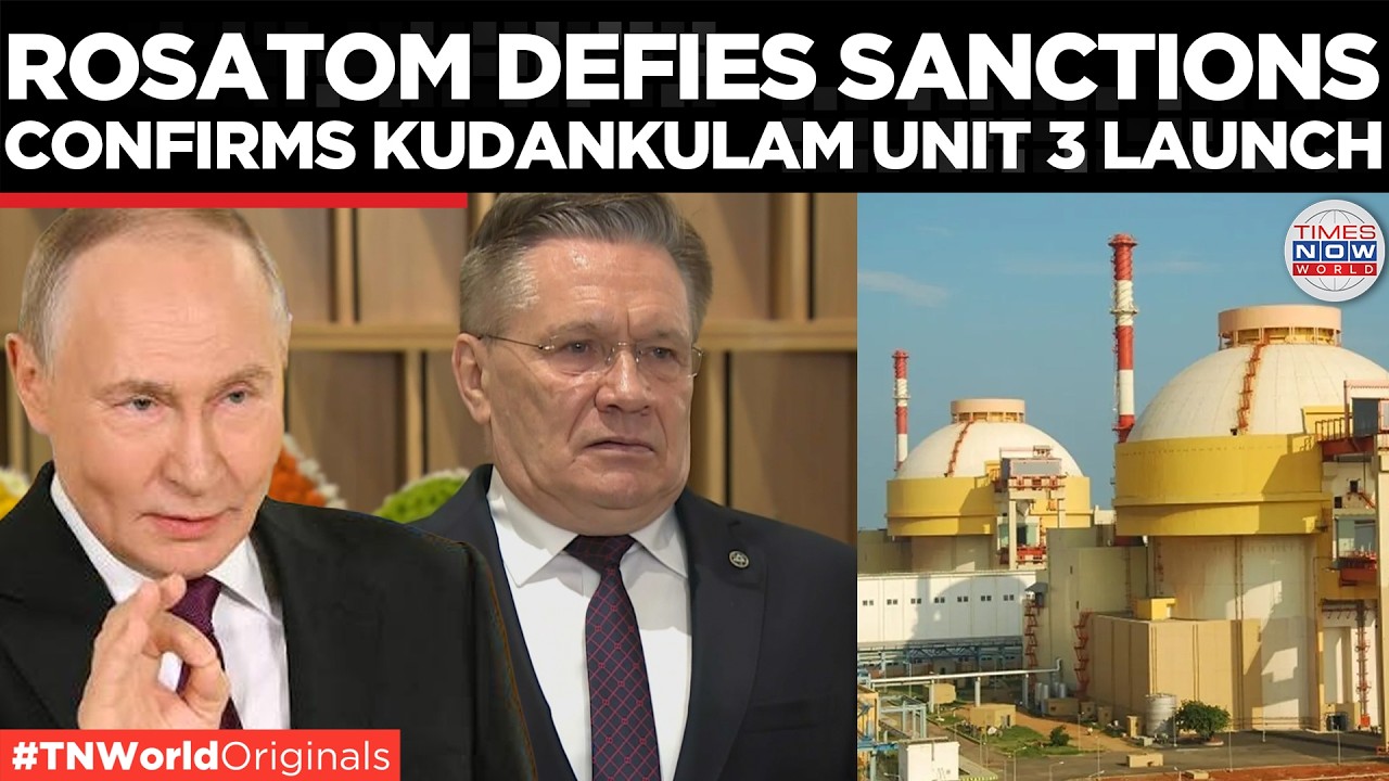 Video thumbnail for RUSSIA-CHINA-INDIA UNITE: Rosatom CONFIRMS Nuclear Cooperation Now Stronger Than Ever Before Now!