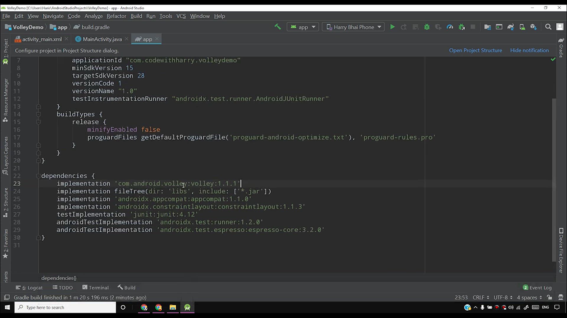 'Video thumbnail for Retrieve & Parse JSON Data from Web URL in Android _ Android Tutorials in Hindi #19'