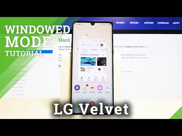 Video thumbnail for How to Add Apps to Pop Up View in LG Velvet – Activate Windowed Mode
